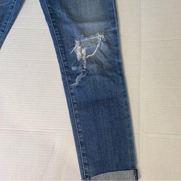 AG Adriano Goldschmied The Slit Roll-Up Distressed Jeans Size 29 - Picture 9 of 10